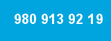 980 913 92 19